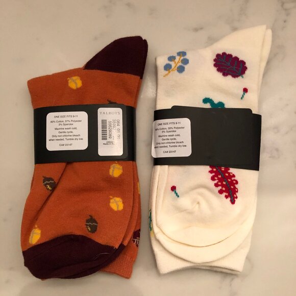 Set/2 Talbot's Socks - Picture 2 of 2